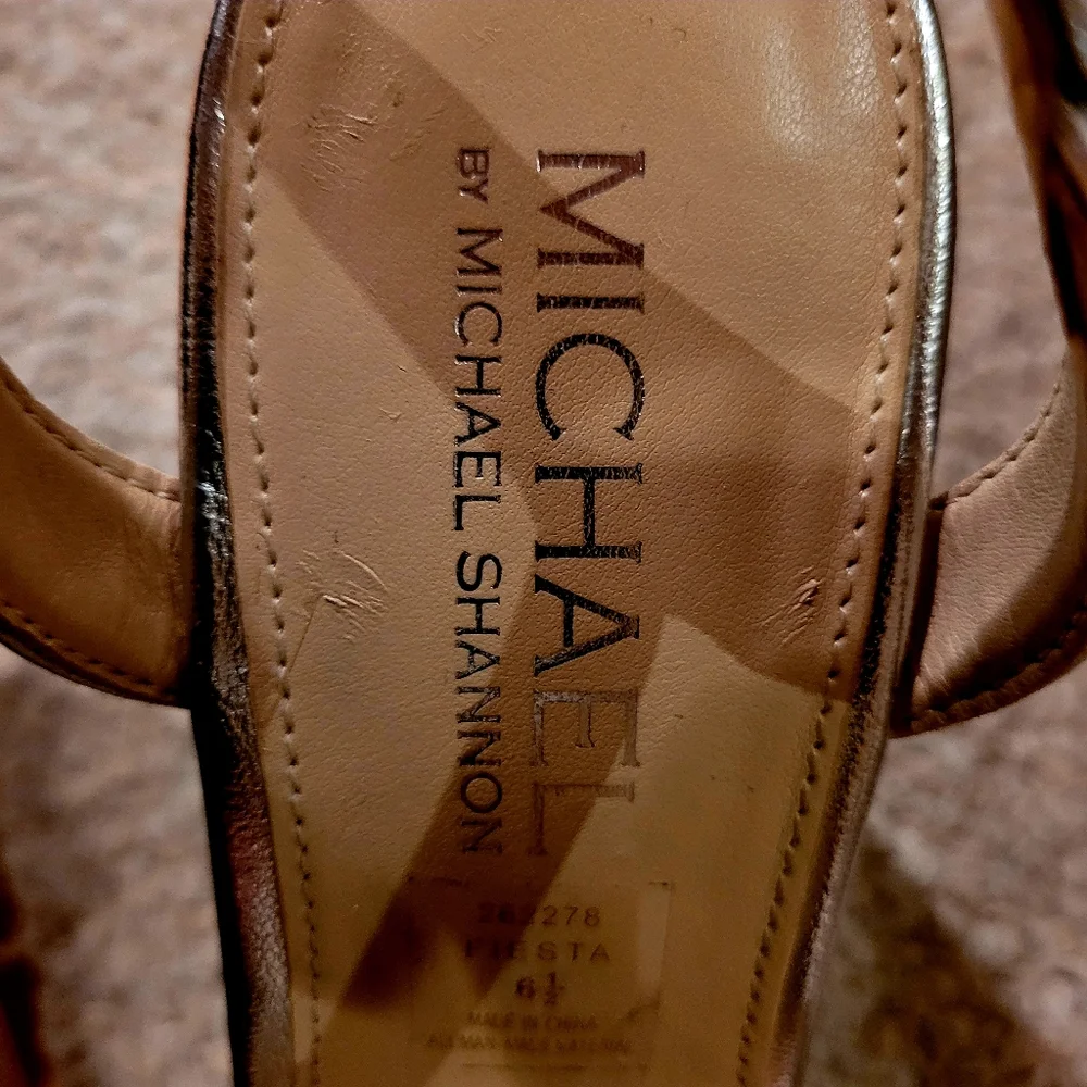 Michael Shannon silver platforms, size 6.5 - Picture 7 of 7
